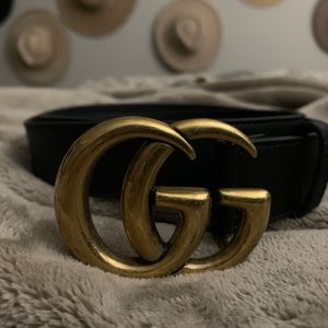Double G Gucci belt - like new
